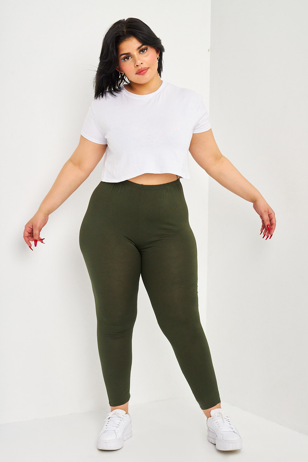 Pantalon fin Noir uni
