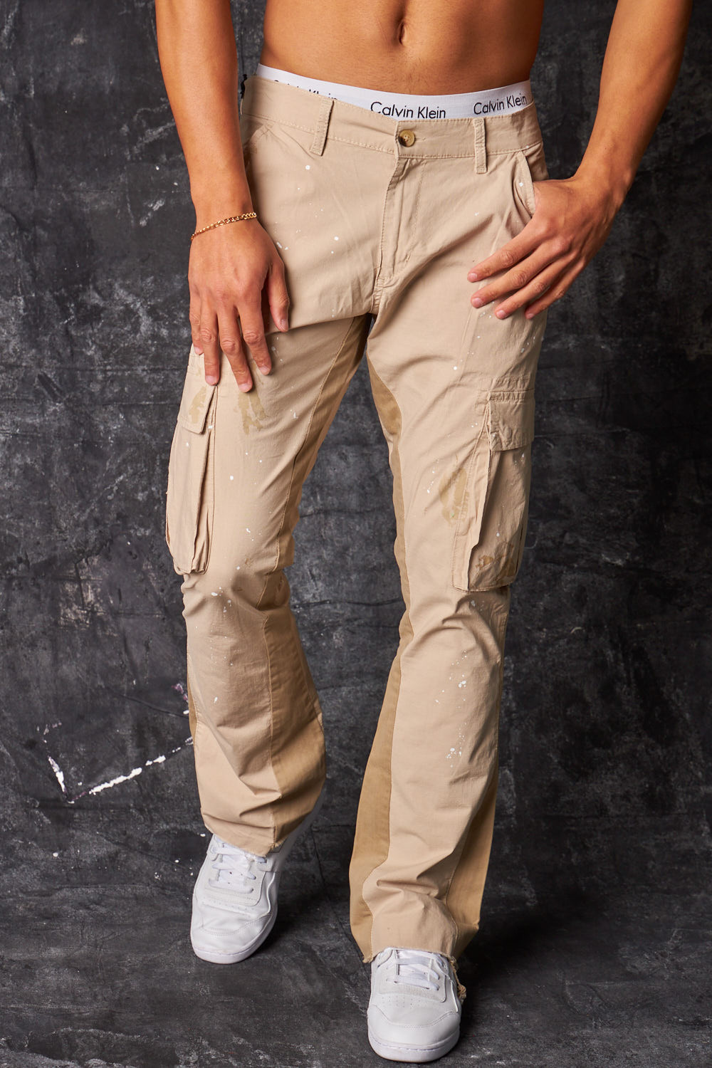 Pantalon Cargo 3/4 Beige Esprit Taille 38 - Occasion Très Bon état, Modèle K417
