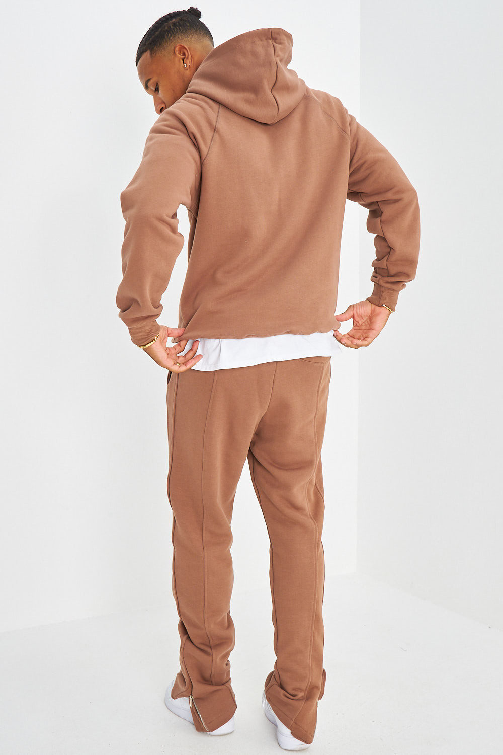 Ensemble 2 pièces sweat + jogging marron