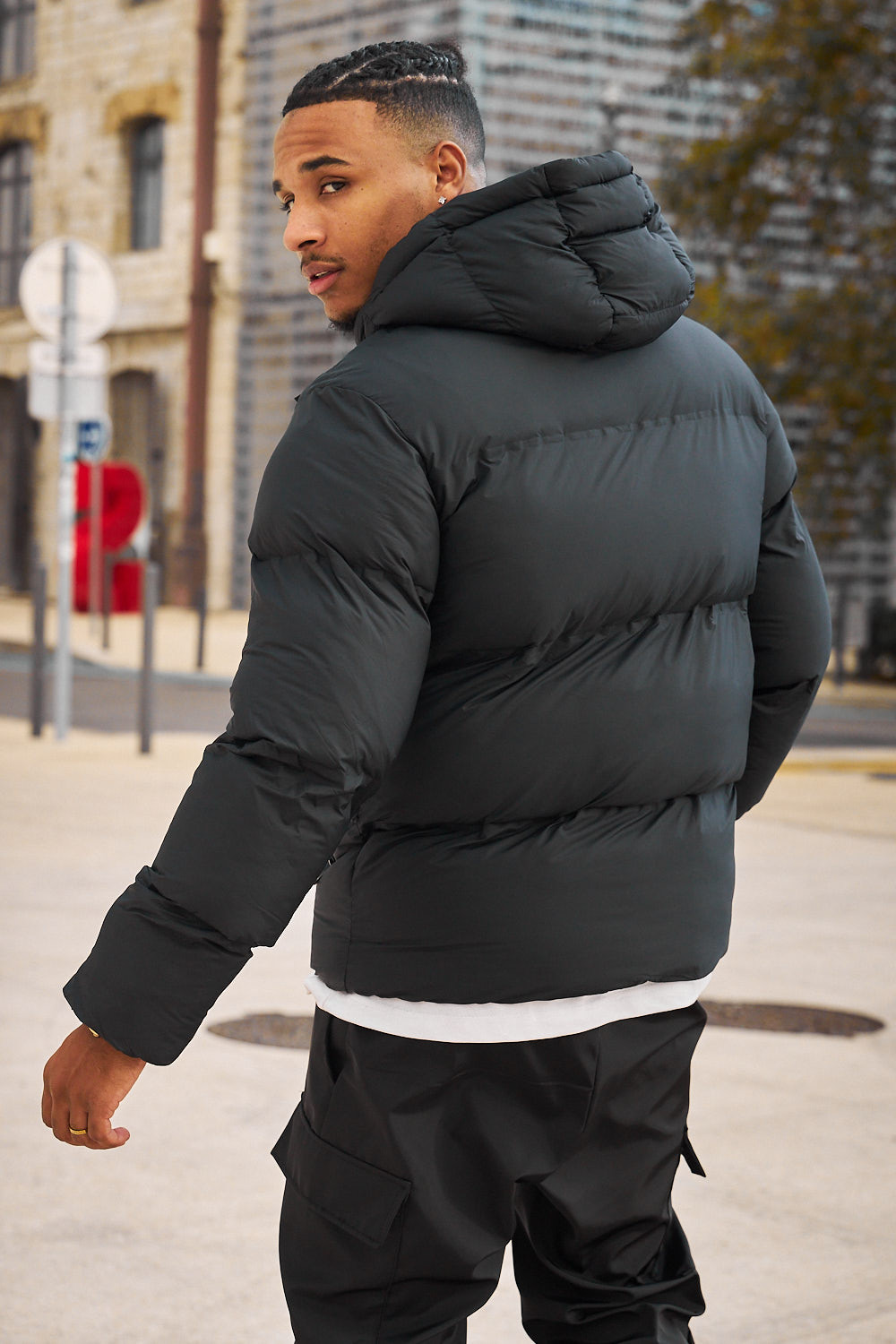 Doudoune Imperméable Matelassée Homme Avec Capuche – Chaud, Coupe-Vent, Plusieurs Tailles