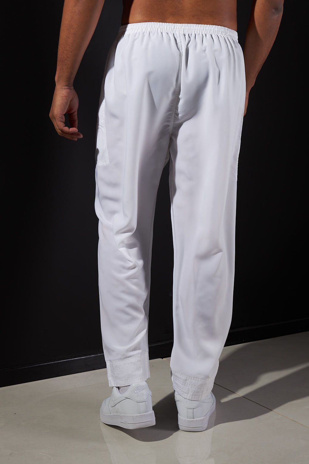 Ensemble 2 pièces qamis + pantalon blanc