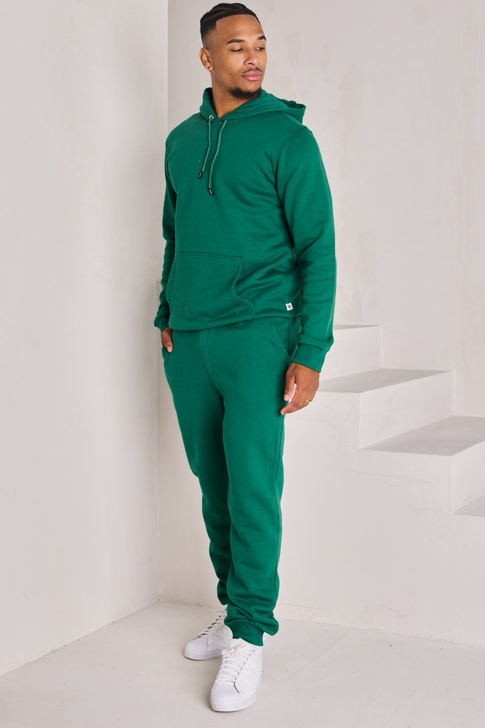 Ensemble 2 pièces sweat + jogging vert