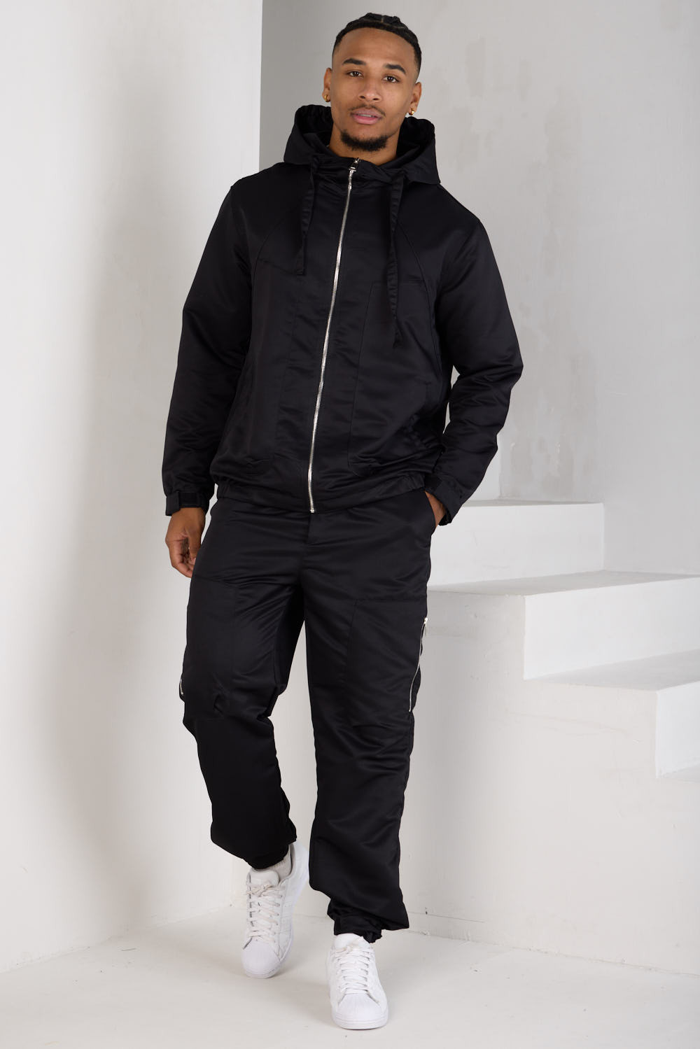 Ensemble 2 pièces veste + jogging noir
