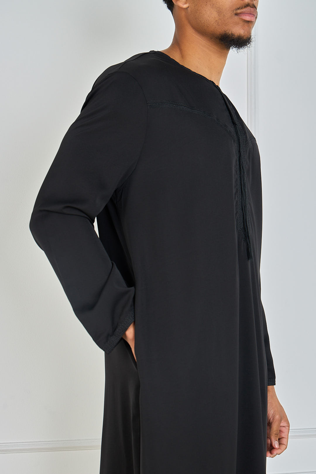 Qamis Élégant Noir