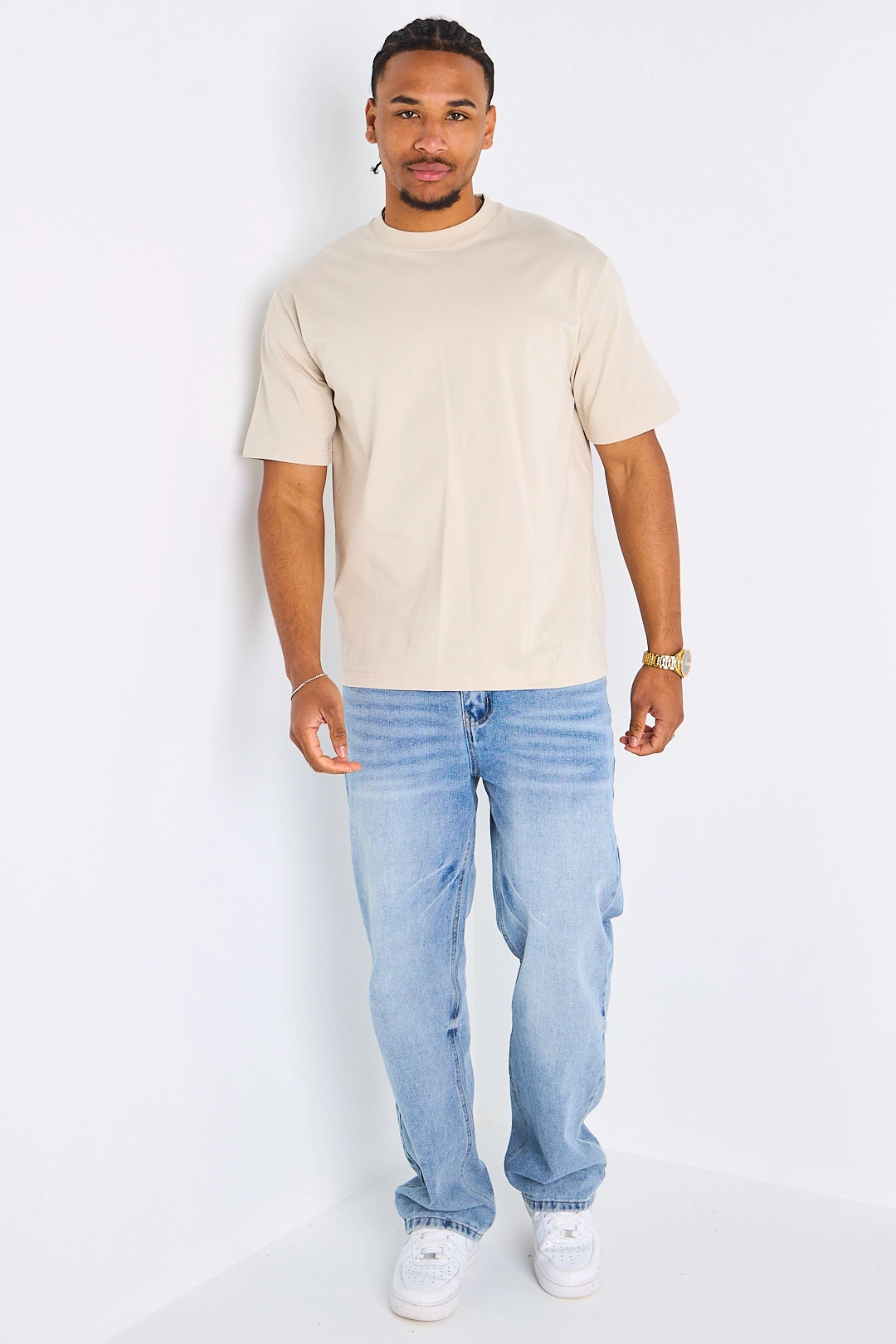 T-shirt à manches courtes beige