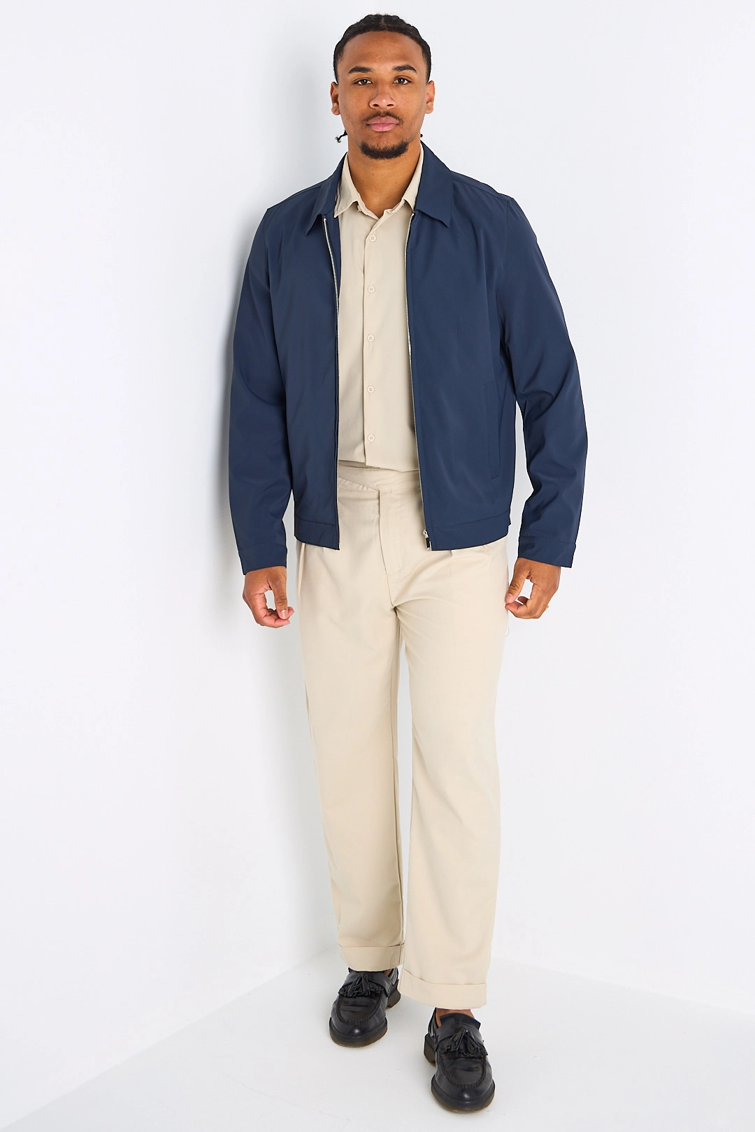Veste bleu marine basique