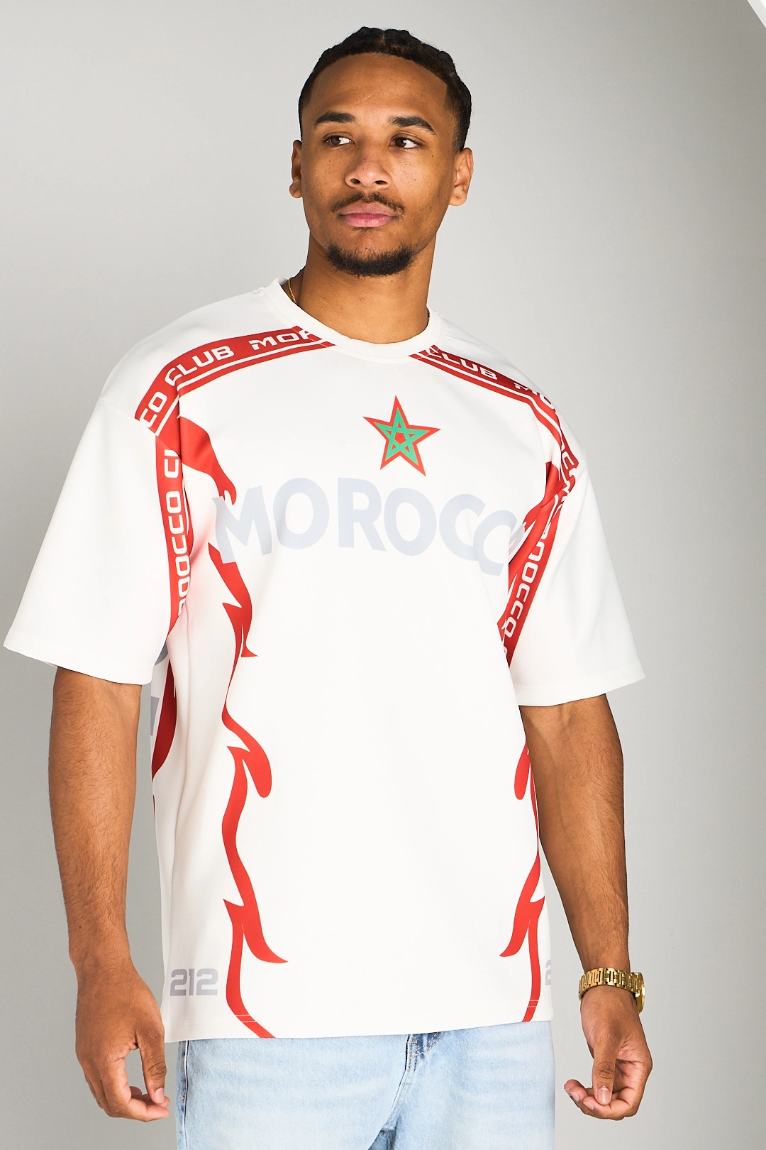 Tee-shirt blanc à inscriptions