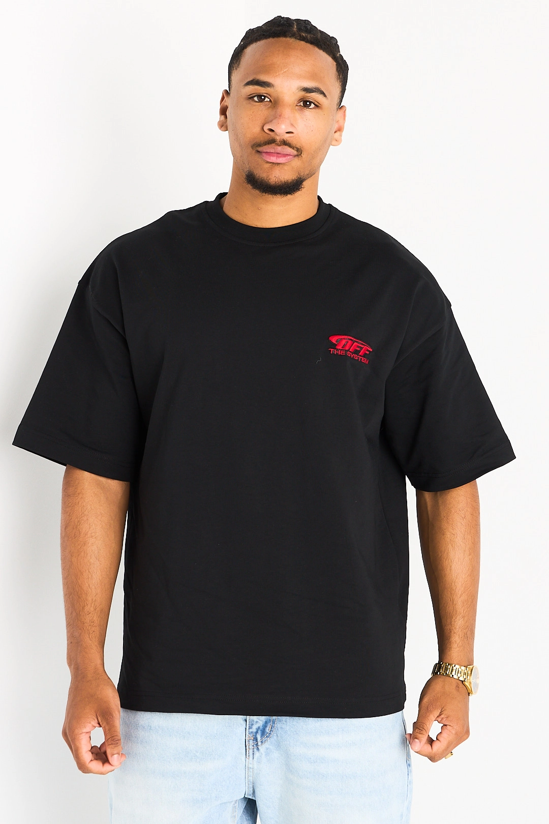 Tee-shirt noir à illustration sur le dos