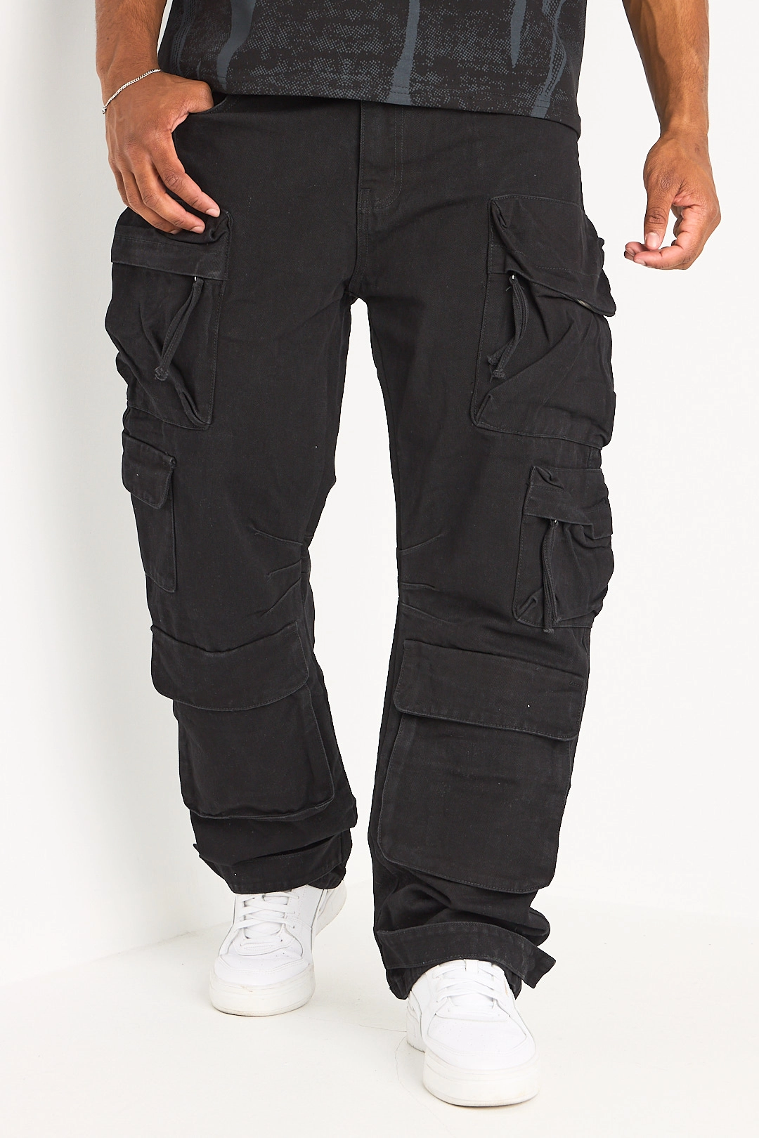 Pantalon cargo noir