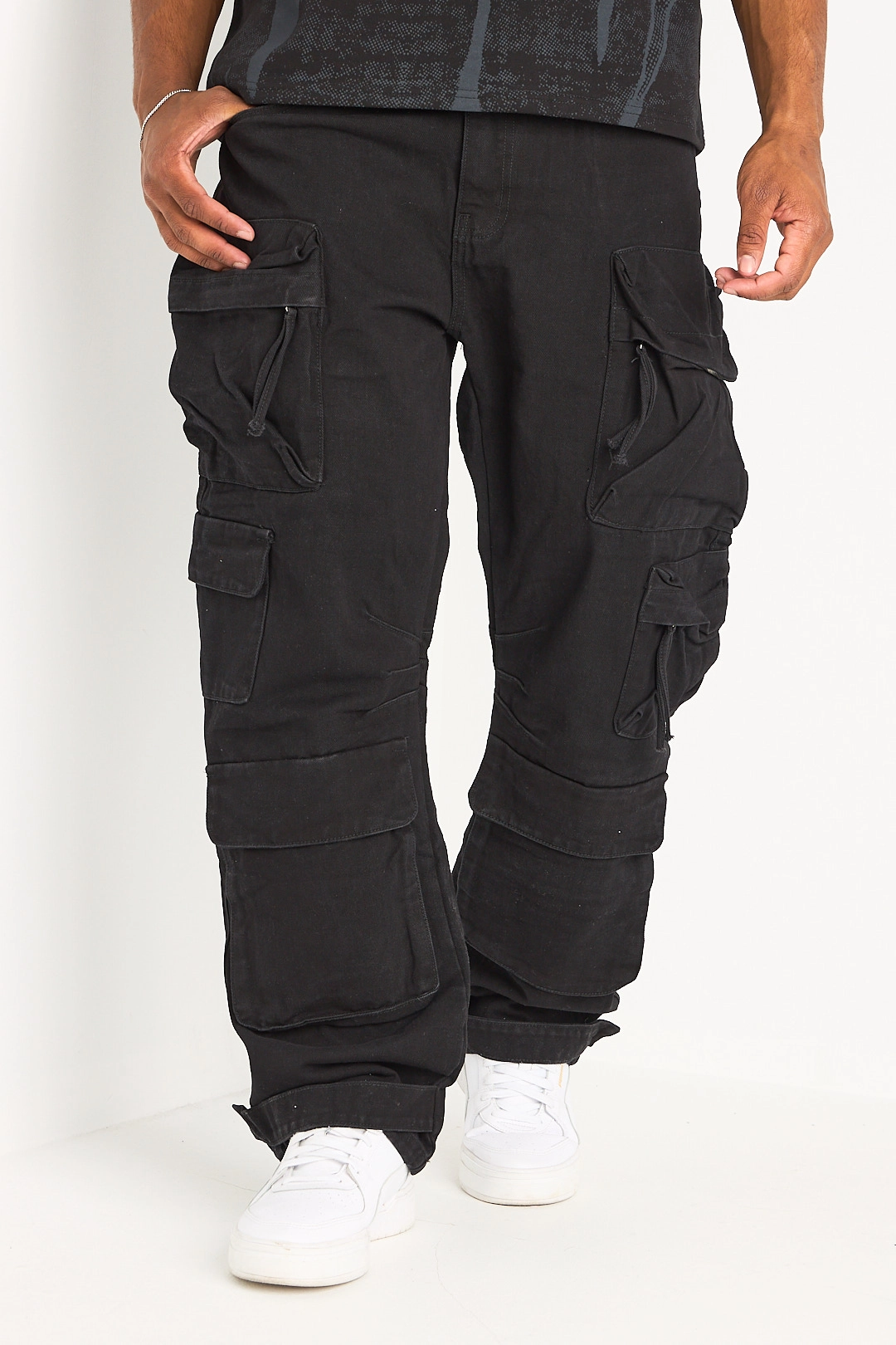 Pantalon cargo noir