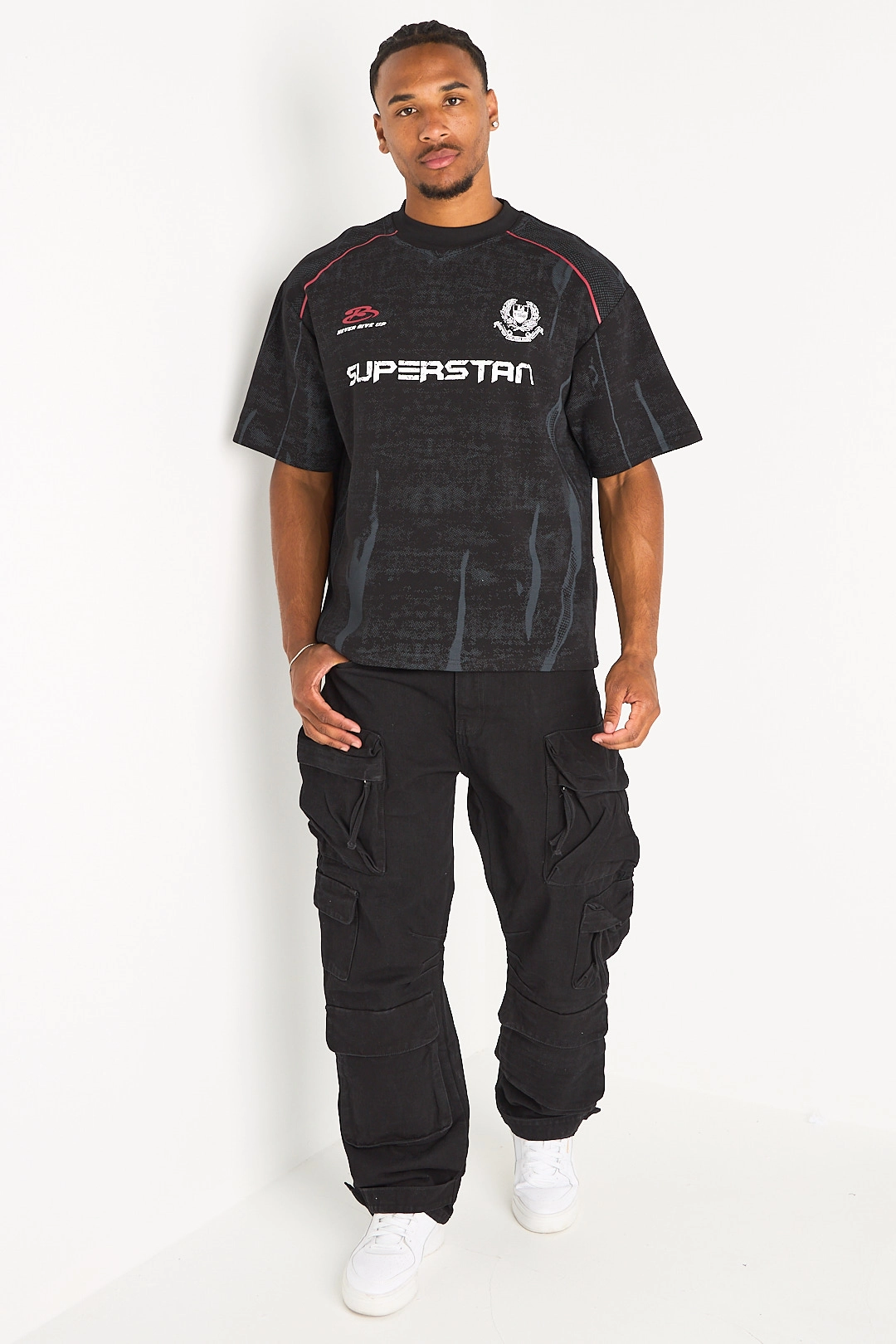 Pantalon cargo noir