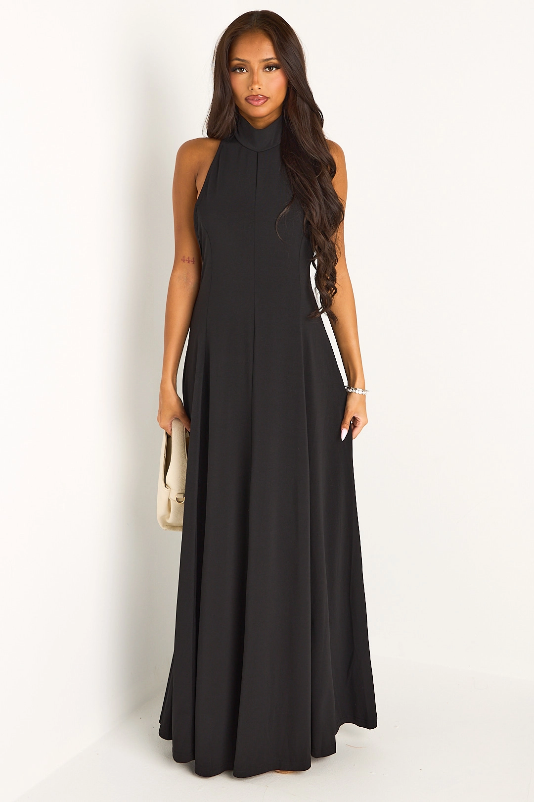 Robe dos nu noire