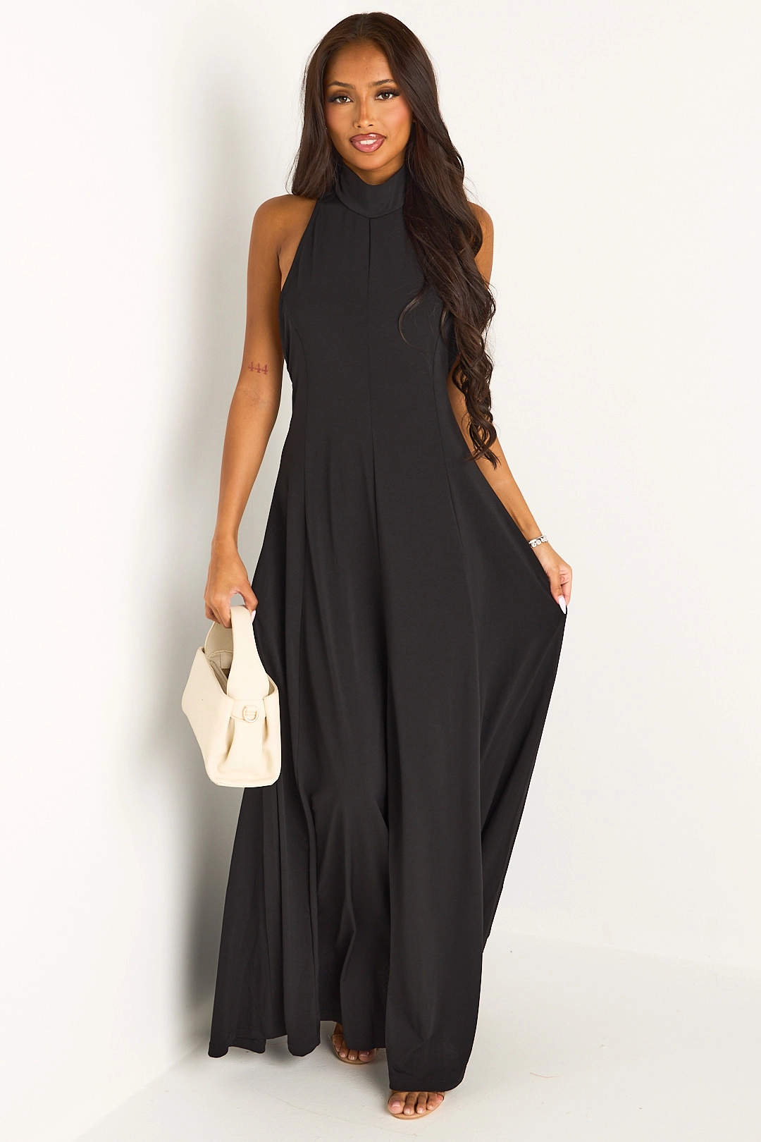 Robe dos nu noire
