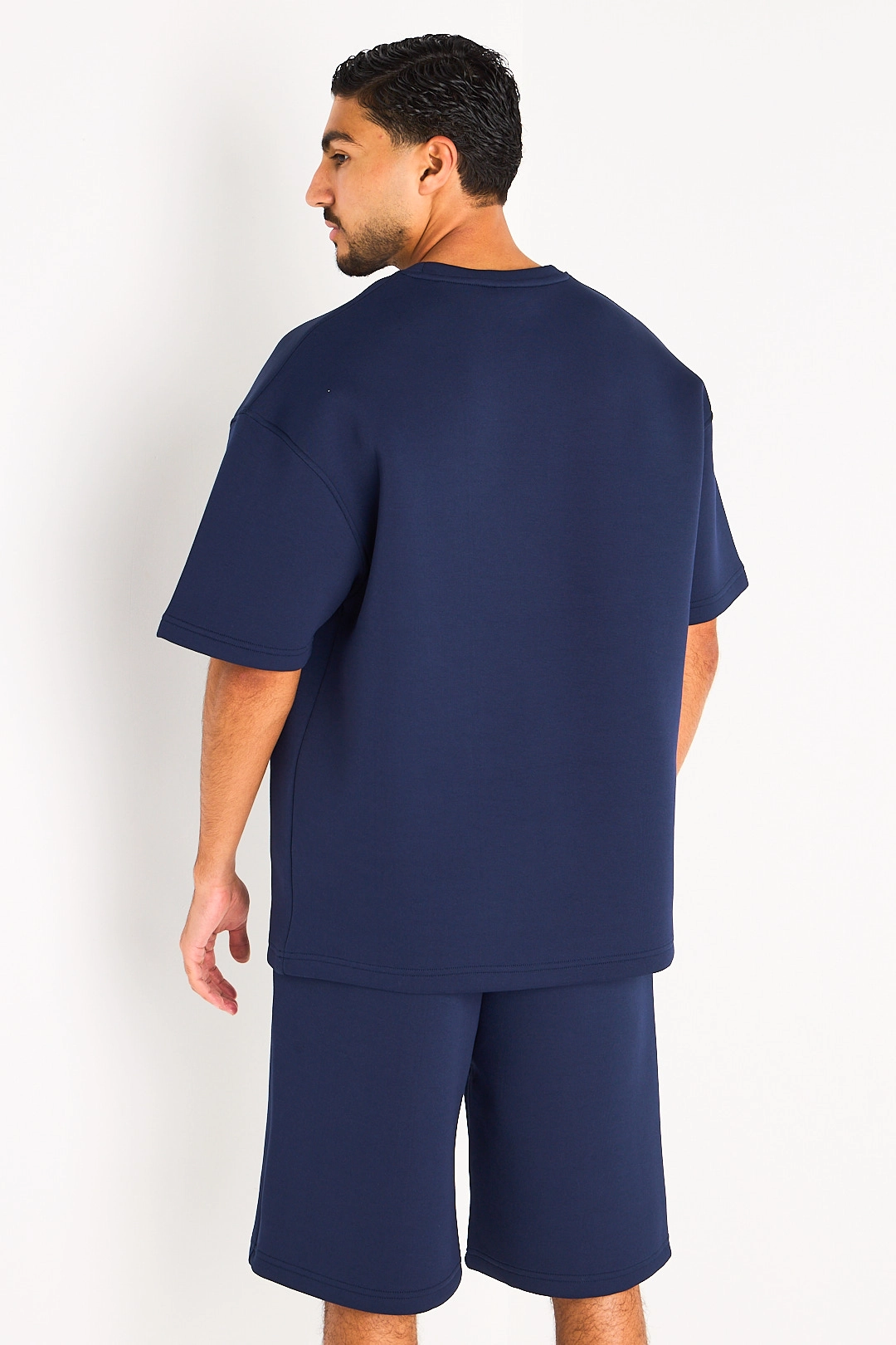 Ensemble deux pièces tee-shirt + short bleu marine