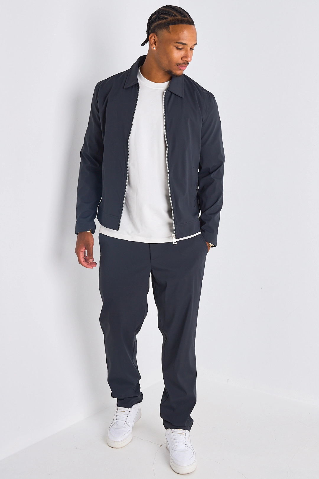 Ensemble 2 pièces : veste + jogging bleu marine