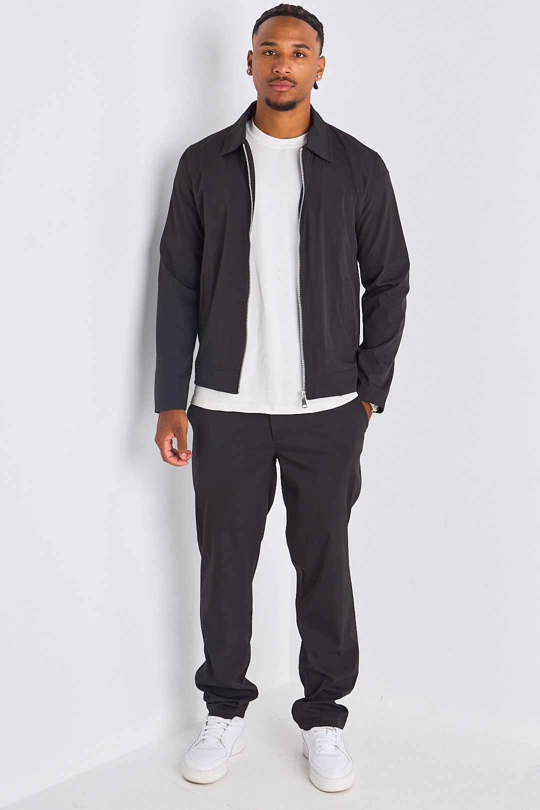 Ensemble 2 pièces : veste + jogging noir