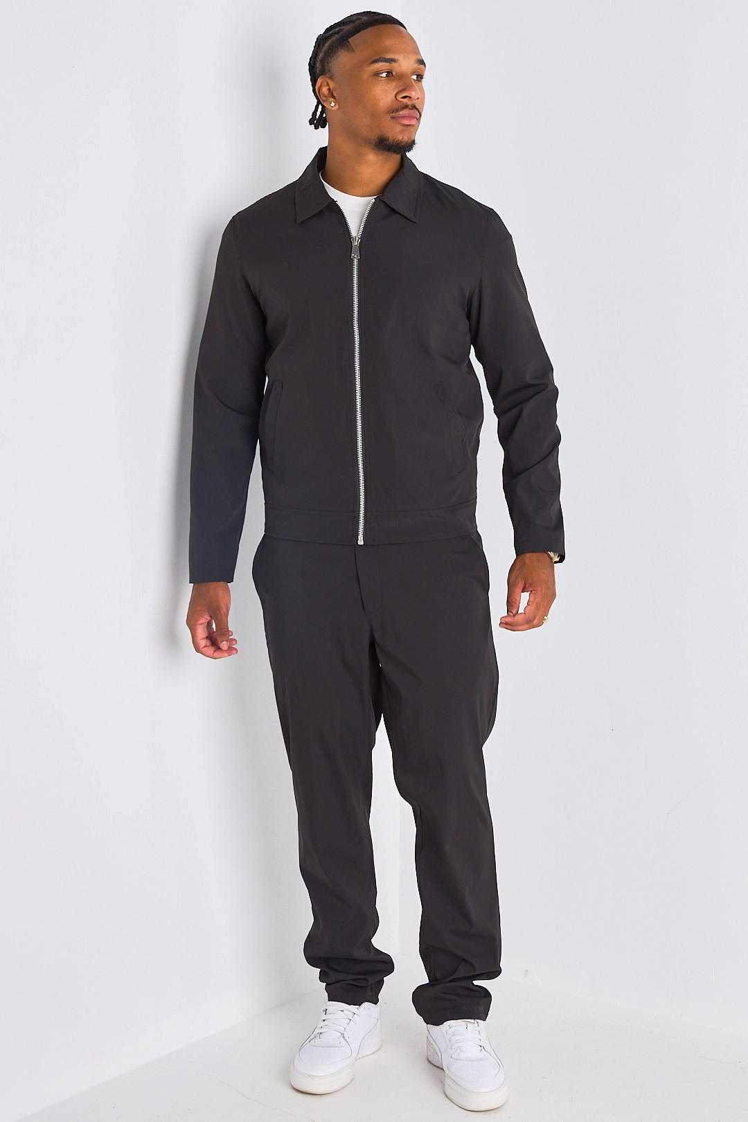 Ensemble 2 pièces : veste + jogging noir