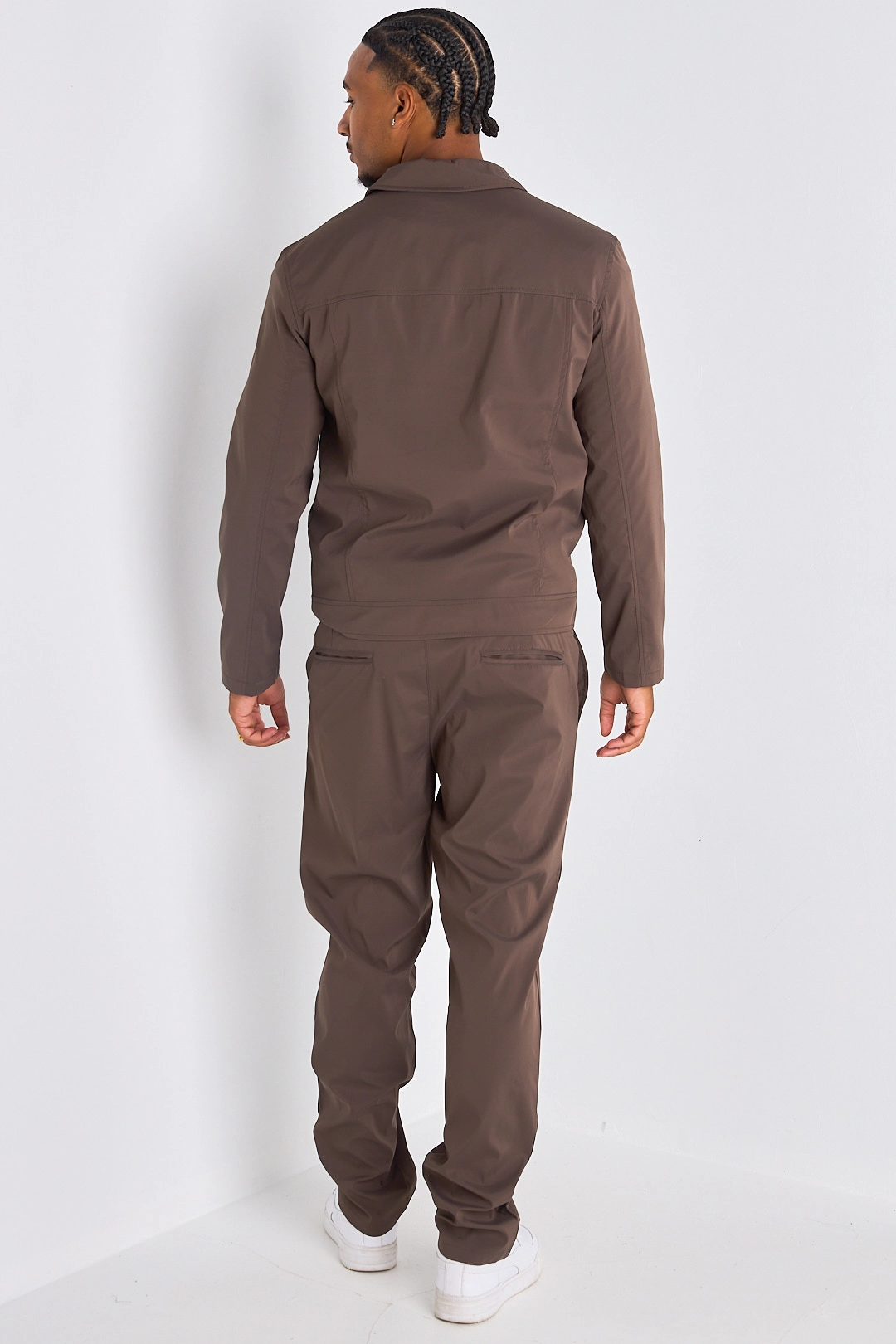 Ensemble 2 pièces : veste + jogging marron