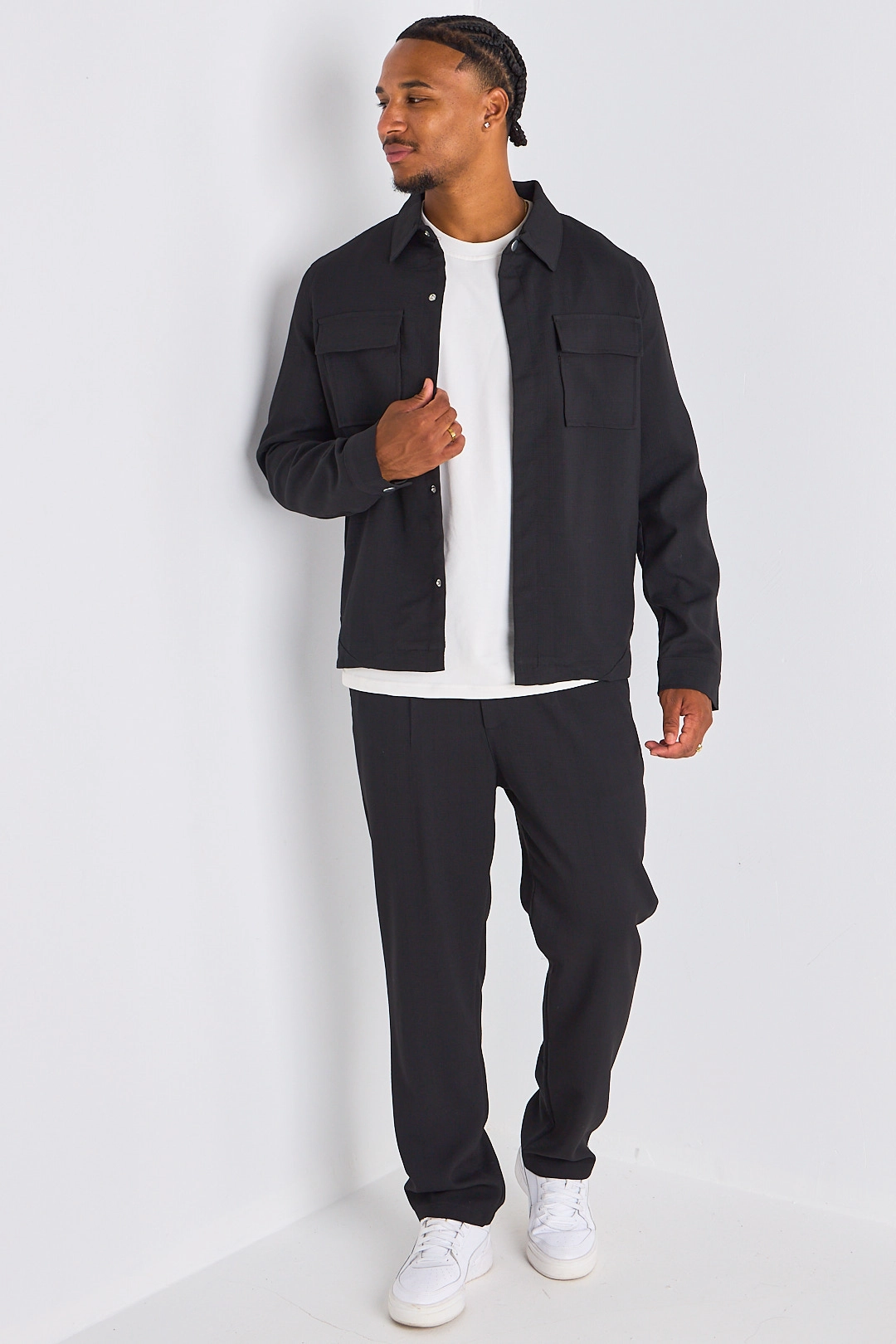 Ensemble 2 pièces : veste + pantalon noir