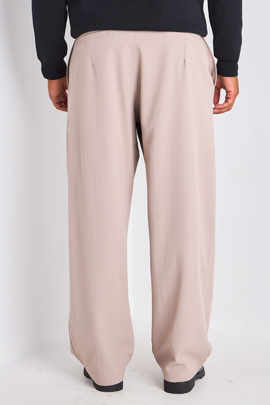 Pantalon à pince taupe