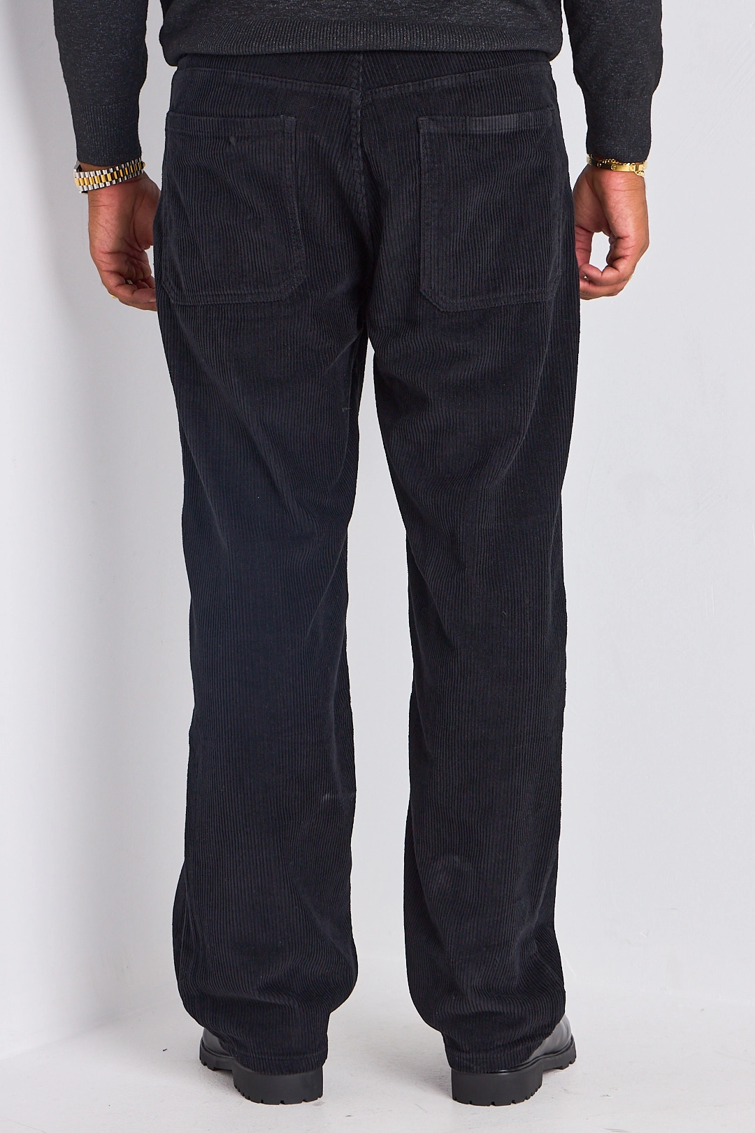 Pantalon en velours noir