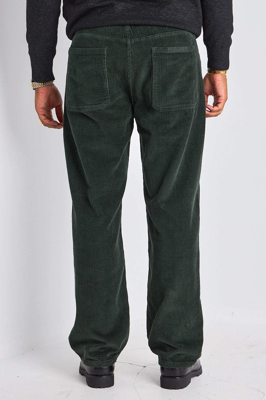 Pantalon en velours vert