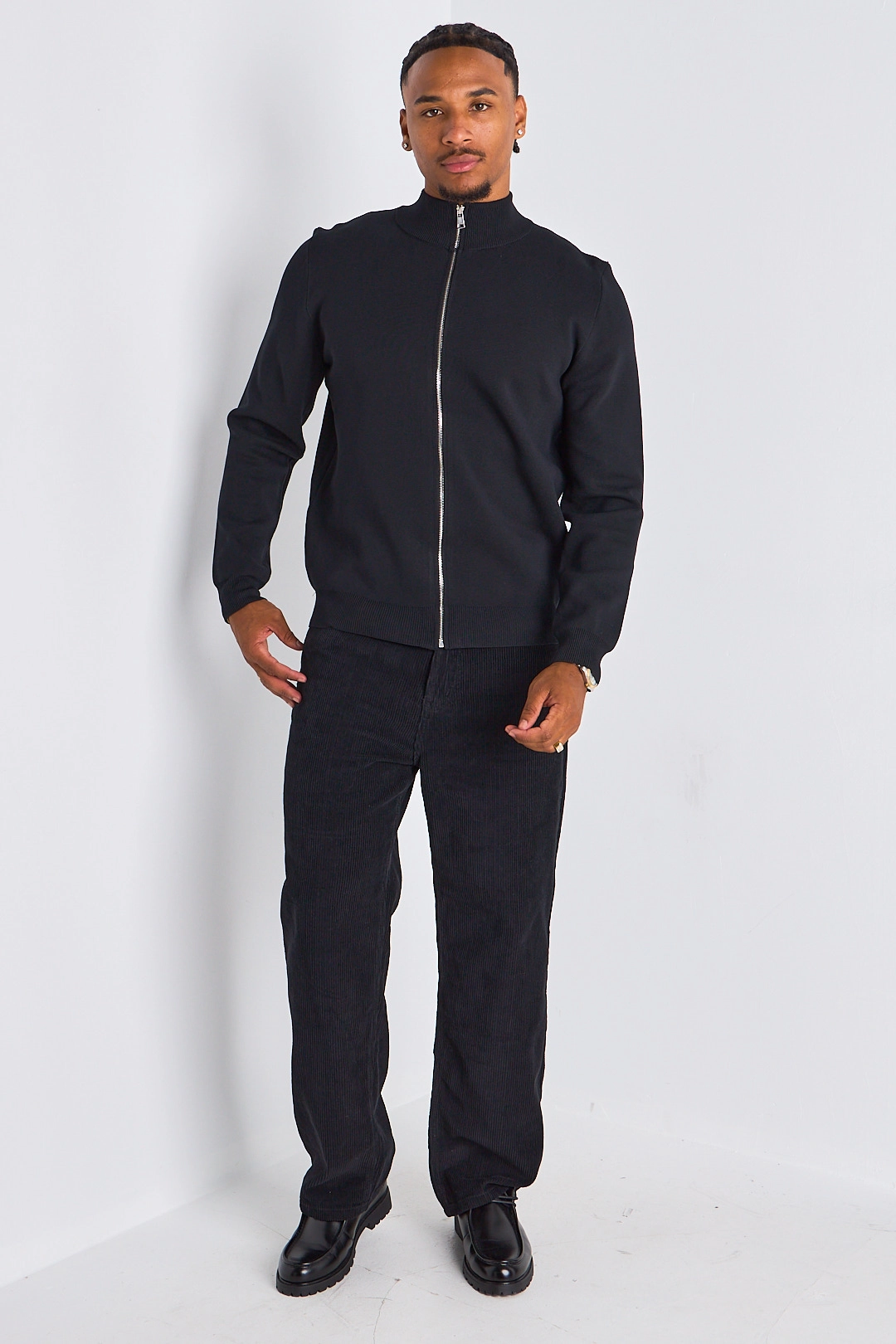 Gilet à manches longues basic noir