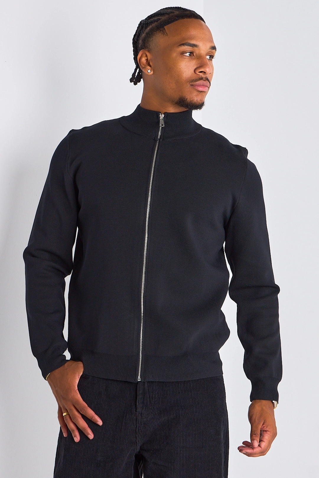 Gilet à manches longues basic noir