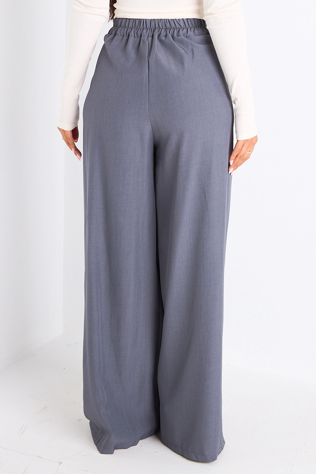 Pantalon tailleur gris
