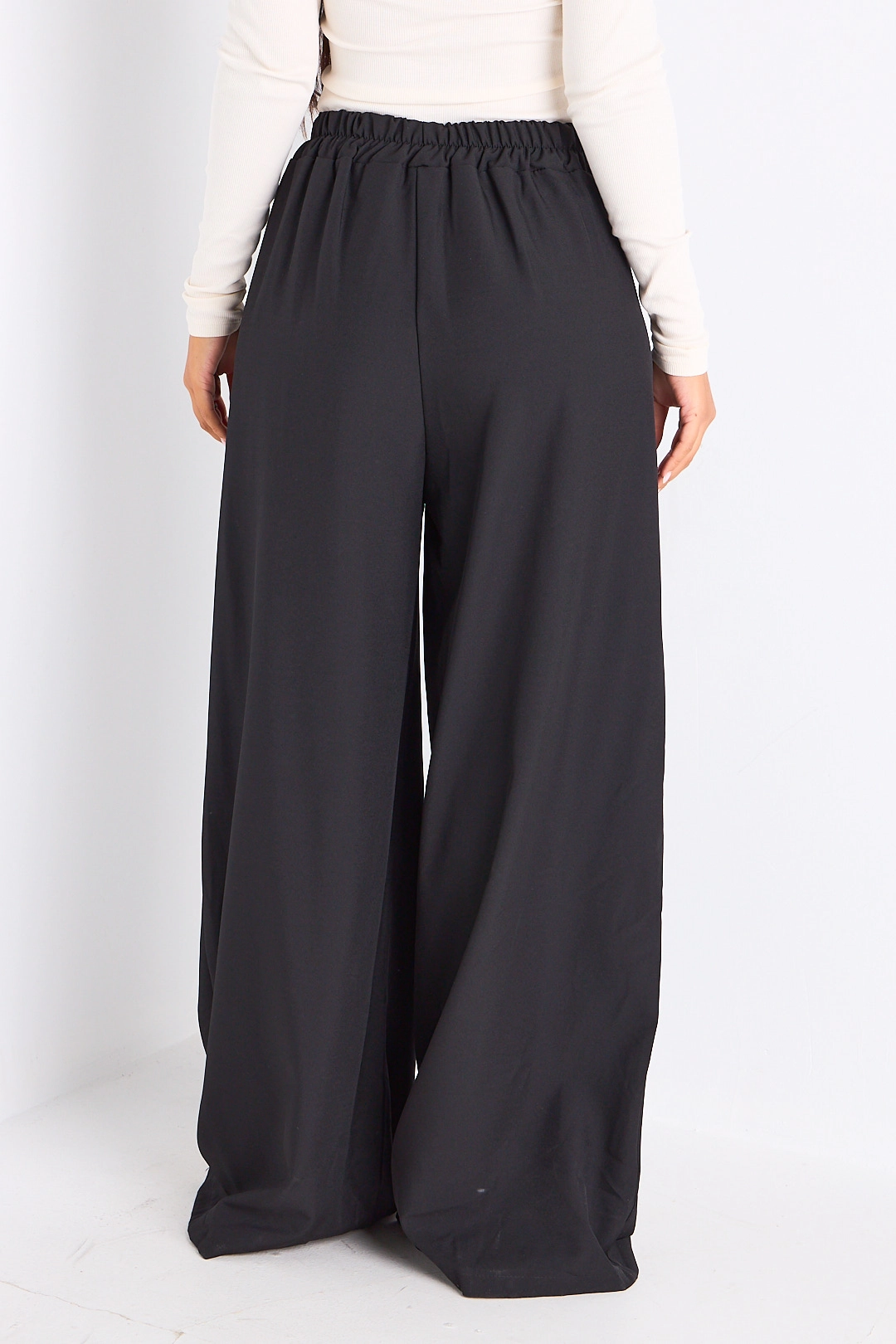 Pantalon tailleur noir