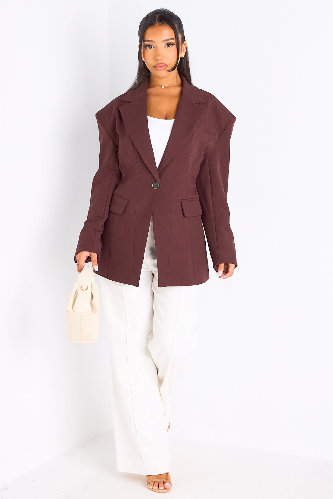 Veste blazer bordeaux