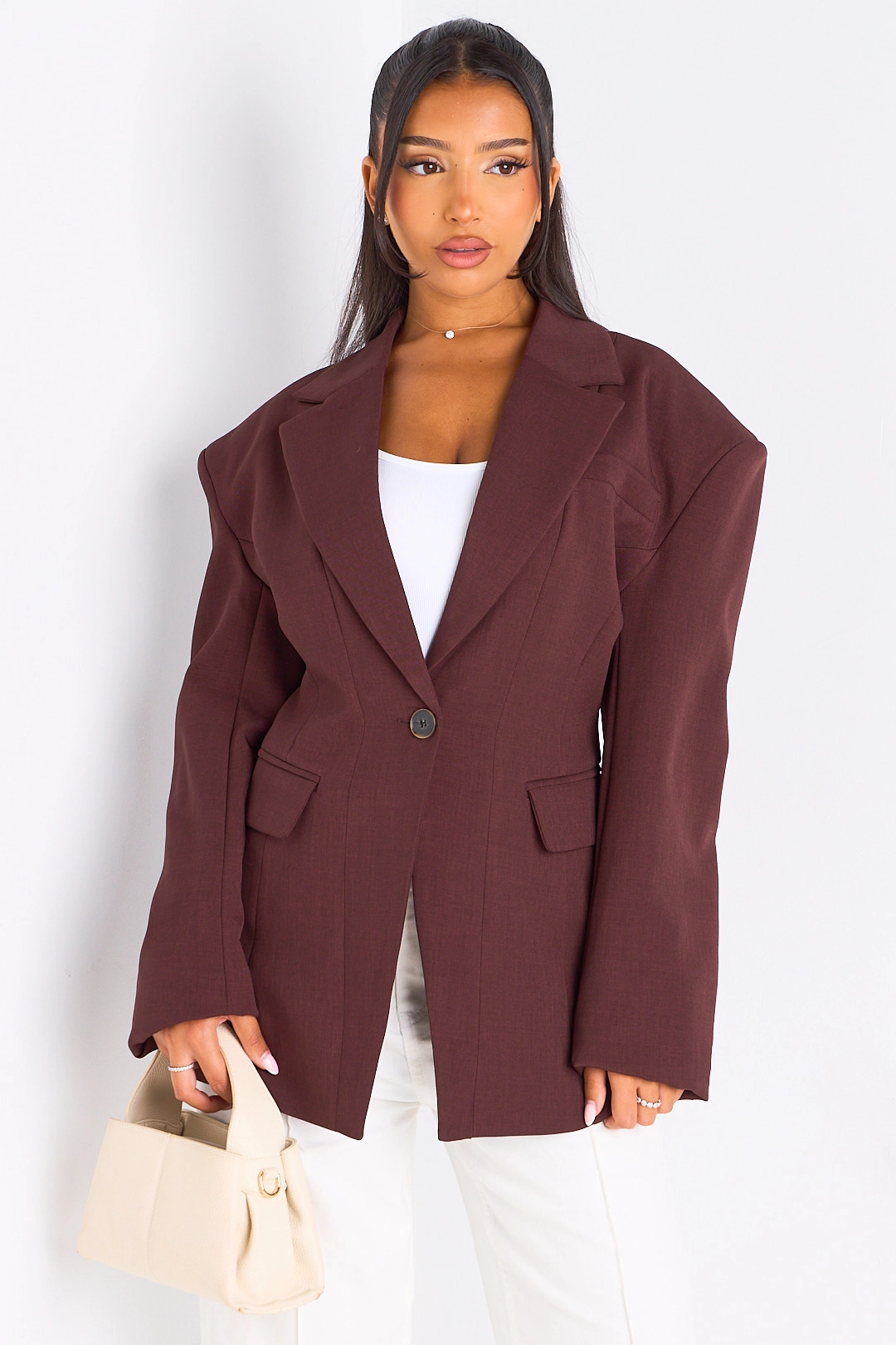 Veste blazer bordeaux
