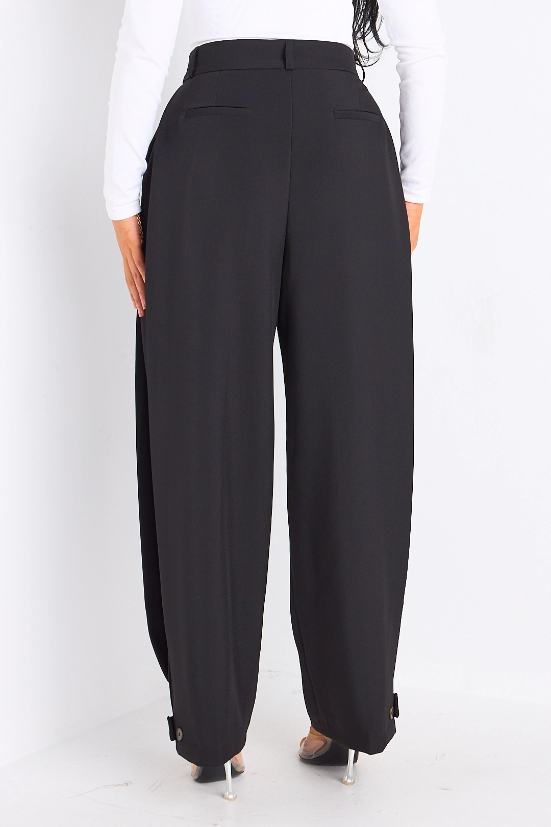 Pantalon de tailleur noir