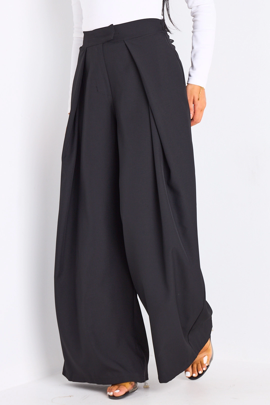 Pantalon palazzo noir