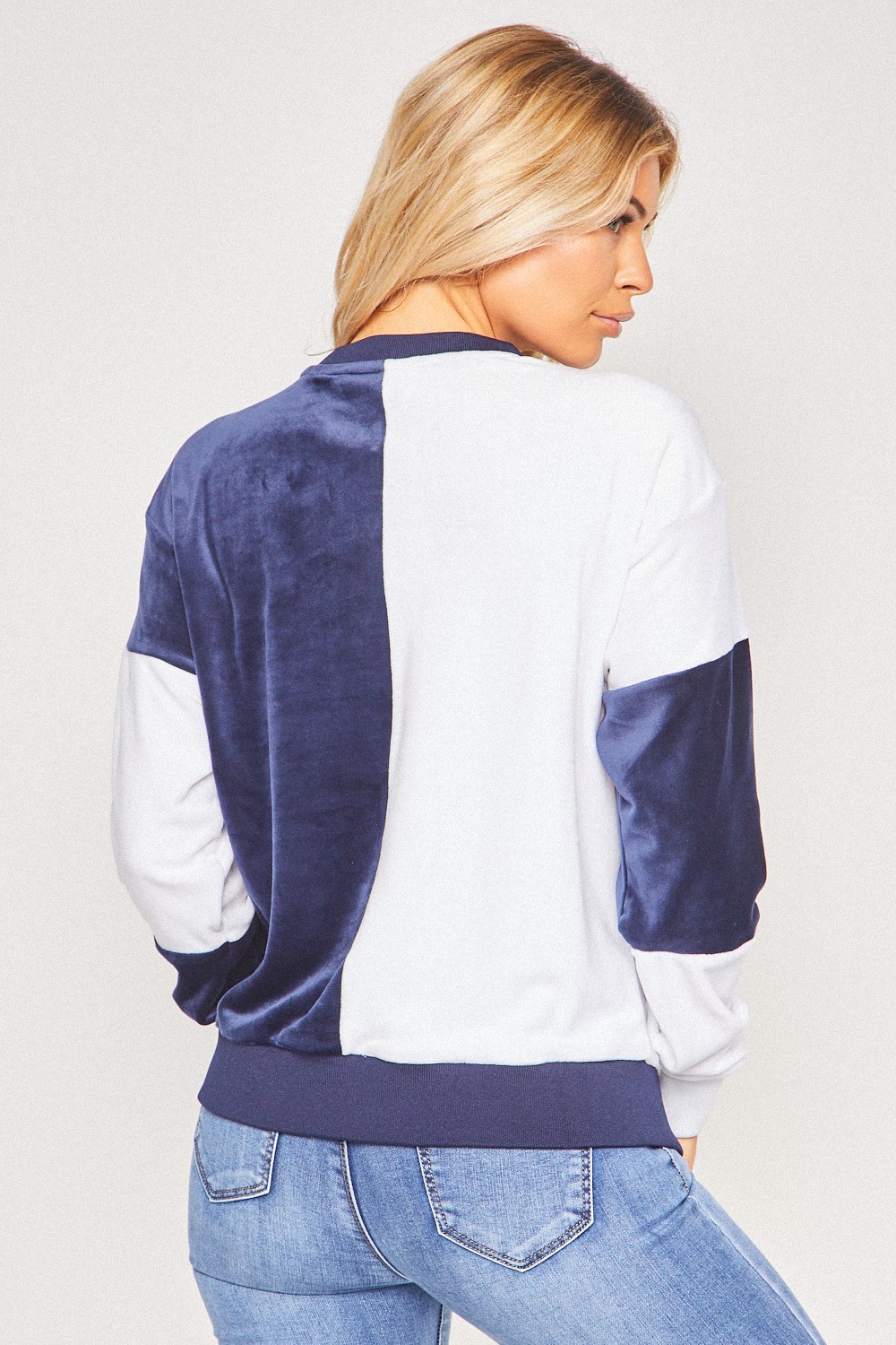 Sweat bleu/blanc Alejandra Fila / 684440